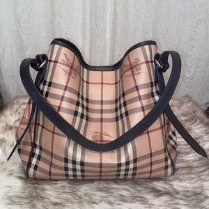 Burberry Haymarket Tote Bag 💯  AUTHENTIC